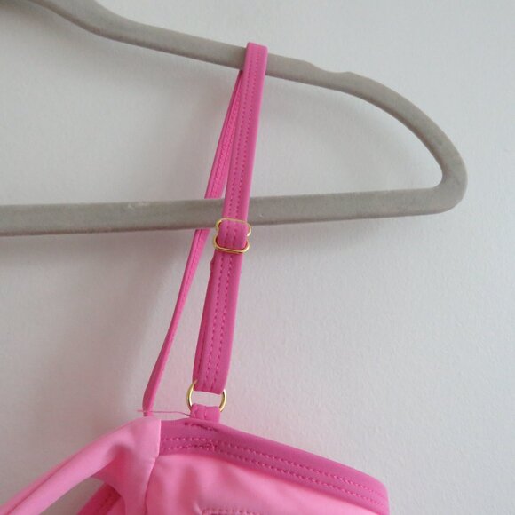 93 PLAY STREET Sophie Butterfly Bikini Top in Poppy Pink Feminine Y2K - Size M - Picture 11 of 13